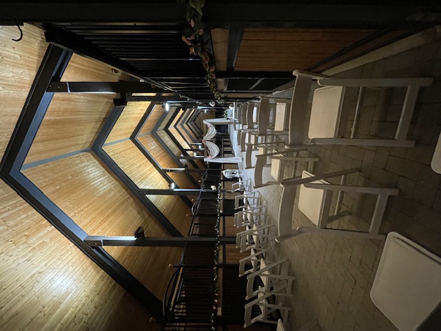 Barn Wedding Ceremony Setup