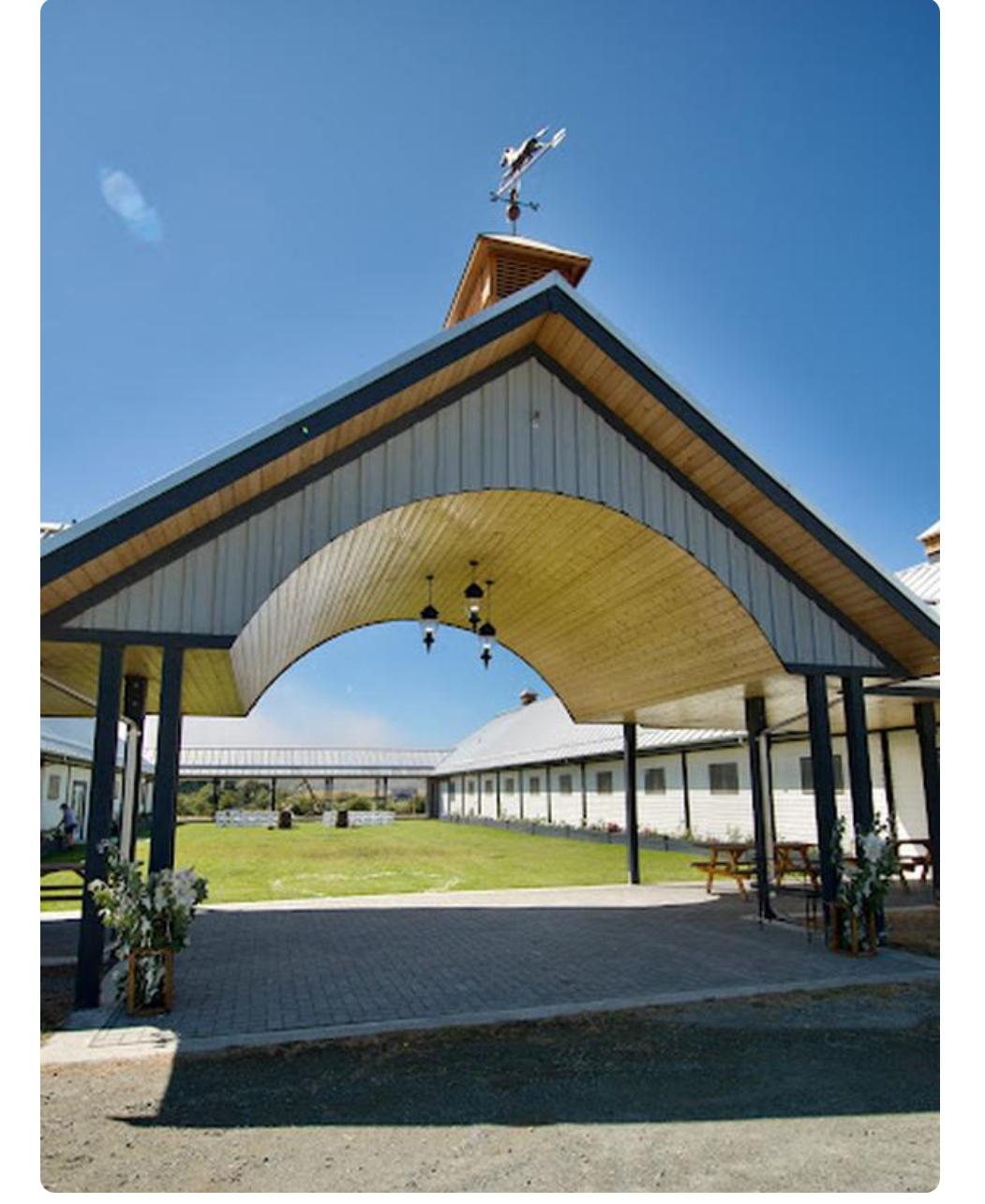 Equestrian Archway With Weathervane