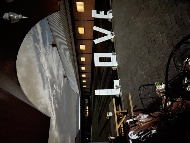 Love Letters Courtyard Night